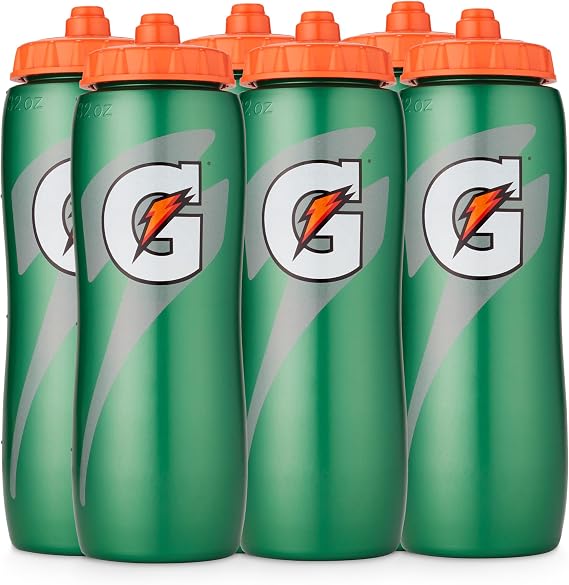 Gatorade Contour Squeeze Bottle, 32 ounces, (Pack of 6)