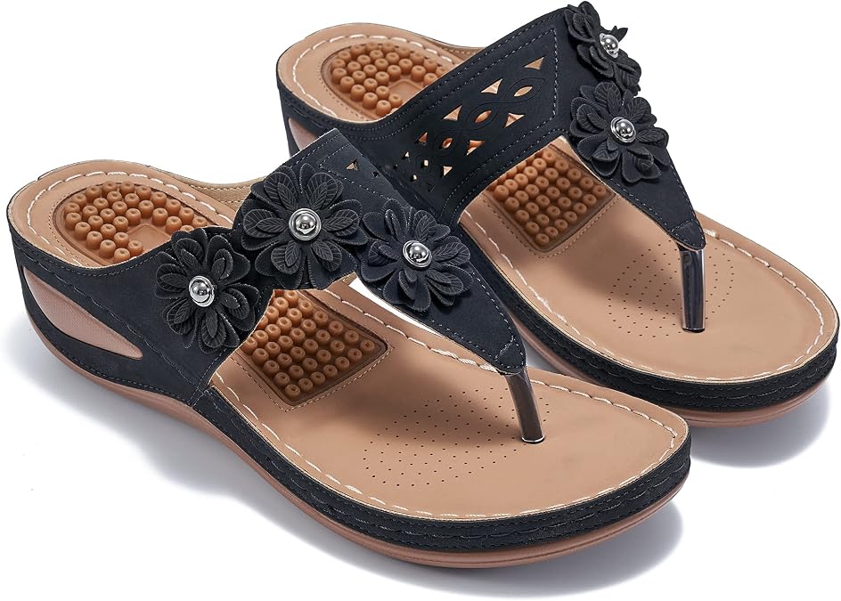 FUDYNMALC womens Flip Flop