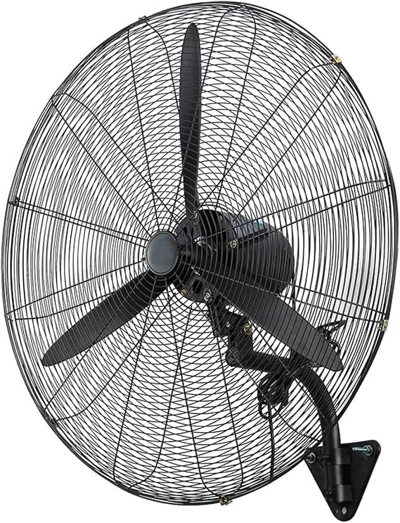 Oscillating Wall Mounted Bladed Fan,Easy to install/3 Speed,Industrial Wall Fans