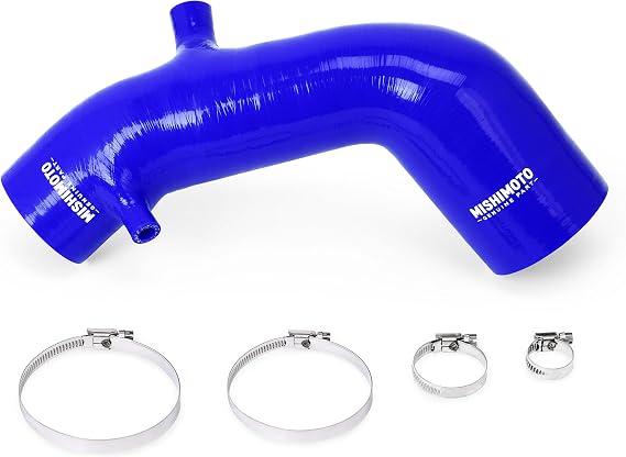 Mishimoto MMHOSE-S2K-00IHBL Silicone Induction Hose Compatible With Honda S2000 AP1 2000-2009 Blue