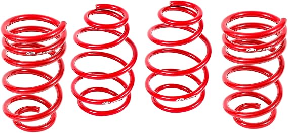 Lowering spring kit, set of 4, 1" drop, V8