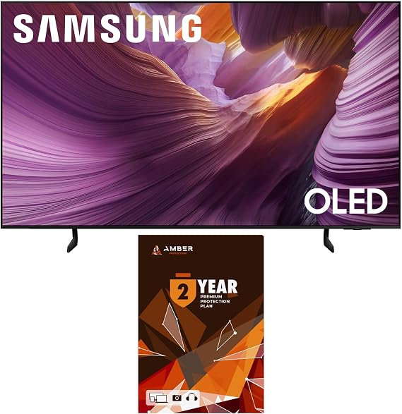 Samsung QN77S85FAEXZA 77" 4K TV with a 2 Year Amber Protection Plan (2025)