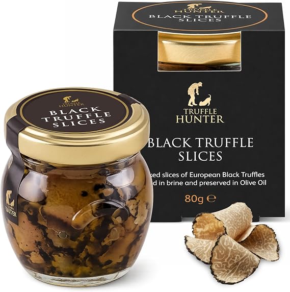 TruffleHunter - Black Truffle Slices in Extra Virgin Olive Oil - 80g