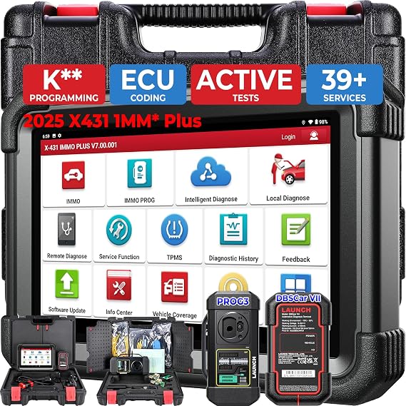 Launch X431 Scanner 1MM0 Plus All-in-One Tool with X-PROG3 (Valued $800)