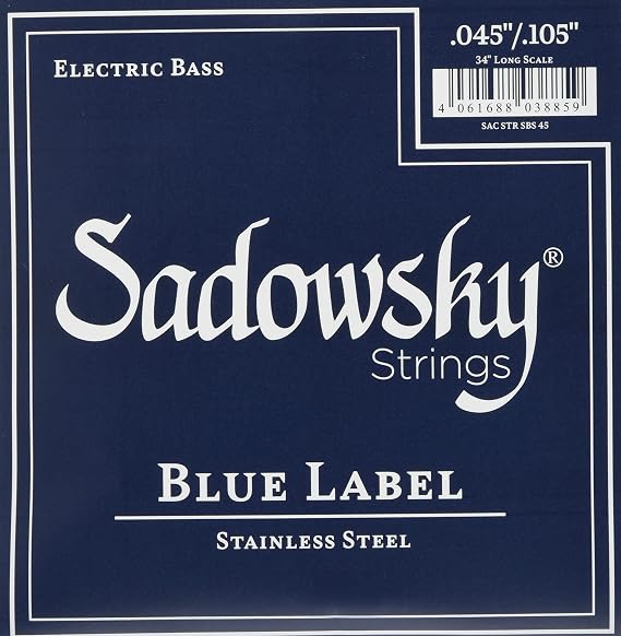 Sadowsky Blue Label Bass Strings Set - Stainless Steel - 4 String (45-105)