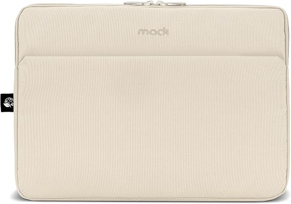 MACK MCE-1505 14.1" Nova Eco Eco Eco Eco 13-14 inch Case for New MacBook Pro, Laptop case with Accessory Partition, YKK Zippered Notebook & Tablet case, Latte