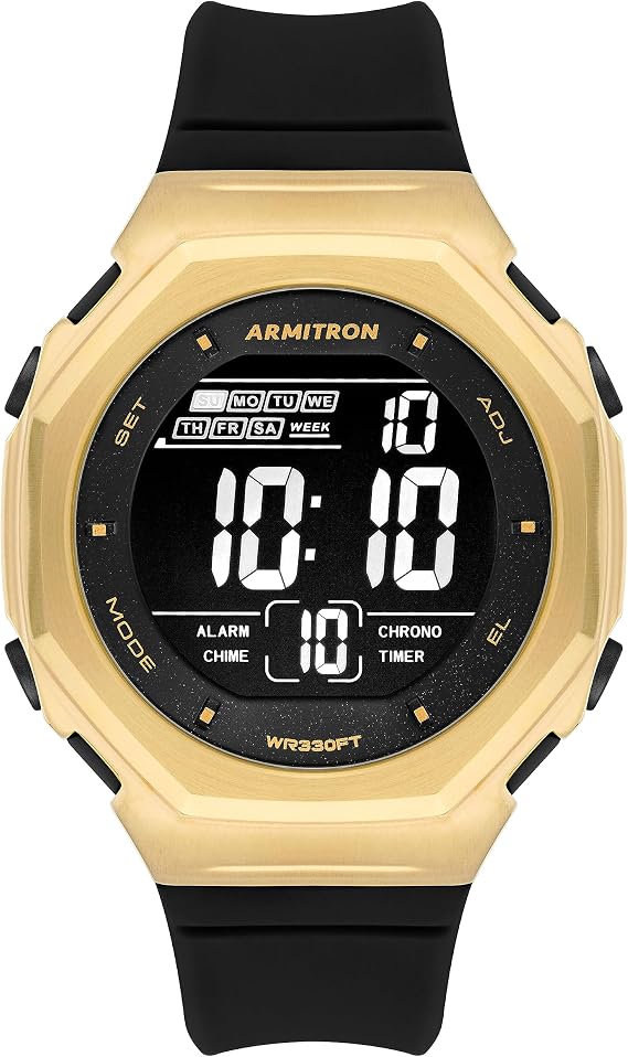 Armitron Unisex Digital Chronograph Resin Strap Watch, 40/8500
