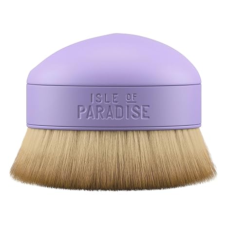 Isle of Paradise - Shape and Glow Big Blending Brush Kabuki Brush for Self-Tanner Face & Body Vegan Fibres Streak-free Finish Easy Contouring & Application