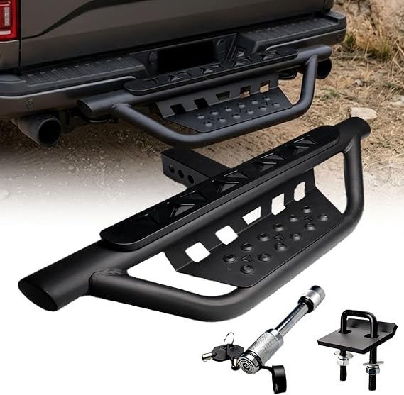 Double Layer Tow Hitch Step for 2" Hitch Receiver,Fits Various Car Models