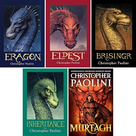 The Inheritance Cycle series, Set of 5 Books. Eragon, Eldest, Brisingr, Inheritance and Murtagh: The World of Eragon