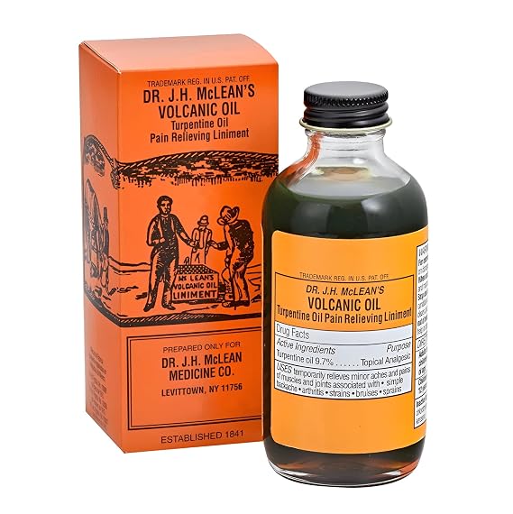 Dr. J.H. McLean's Volcanic Oil Pain Relieving Liniment, 8 Ounces