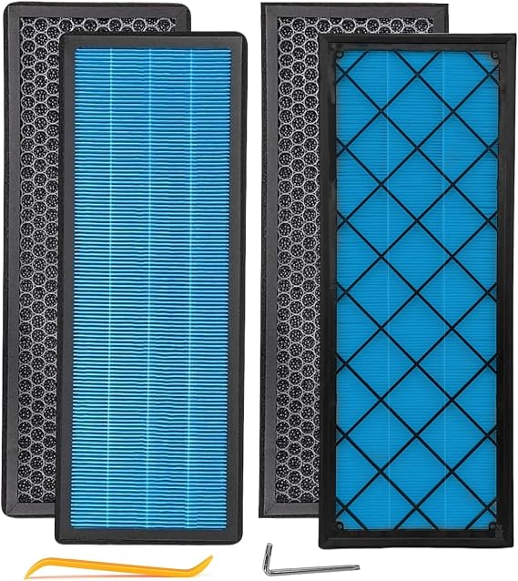 HEPA Air Filter Activated Carbon Fit for Tesla Model Y 2024-2020