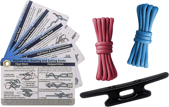 ReferenceReady Nautical Knot Tying Kit for Boaters and Sailors