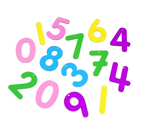 tickit Rainbow Numbers, 0-10 (Pack of 14)