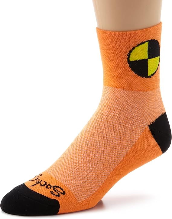 SockGuy Men's Crash Test Dummy Socks