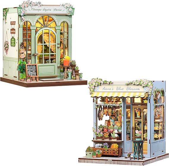 Cutefun 2Pcs Miniature House Kit