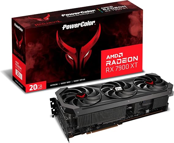 PowerColor Red Devil RX 7900 XT 20G-E/OC AMD Radeon RX 7900 XT 20 Go GDDR6