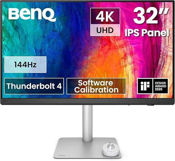 BenQ Pd3226G Computer Monitor 80 Cm (31.5") 3840 X 2160 Pixels, W129160292 (Cm (31.5) 3840 X 2160 Pixels 4K Ultra Hd Led Black)