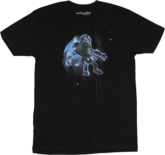 DOTA 2 Space Cow Men's Black Tee with Digital Unlock Code