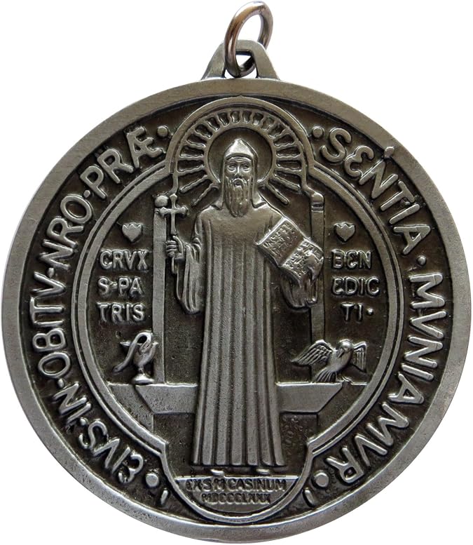 Saint Benedict Medal 2.5" Medalla De San Benito de 60mm