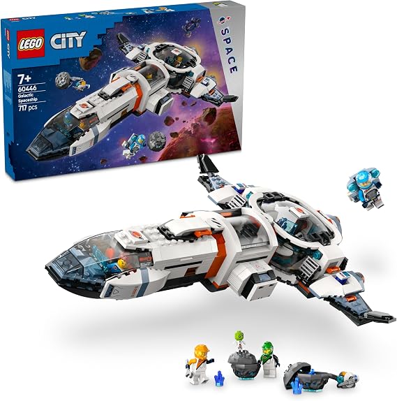 LEGO City Modular Galactic Spaceship, Outer Space Toy for Kids 60446