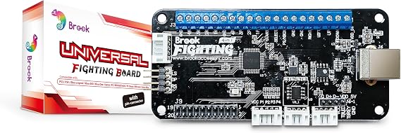 Brook Universal Fighting Board (UFB) - Pre-installed header version, Arcade Stick PCB For XB Series X/S, XB One, 360, PS4, PS3 Consoles and PC, Upgradable with UFB-UP5