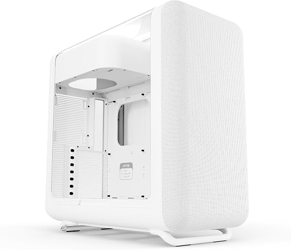 Hyte X50 Modern Performance ATX Mid-Tower PC Gaming Case - Snow White