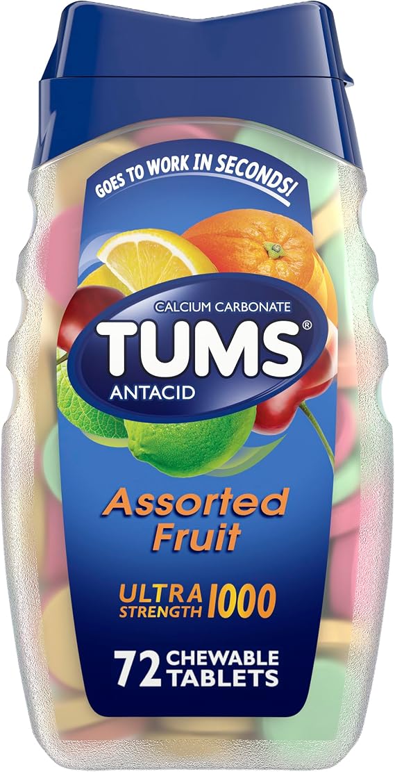 Tums Ultra Strength 1000 ,72 Tablets, Package may vary