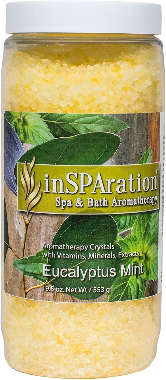 InSPAration Spa/Bath Crystals - RX Formula - Choose from 12 scents (Scented, Eucalyptus Mint)