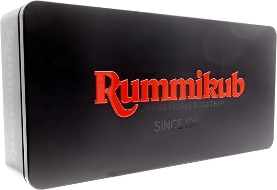 Ideal, Rummikub Tile Strategy Game, Classic Family Game, Fun for All Ages, 2-4 Players, Easy To Learn