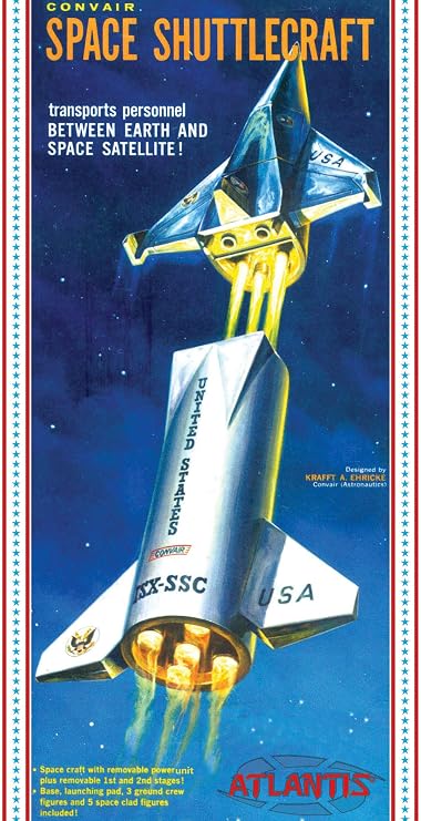 Atlantis AMCH1828 1:150 Convair Shuttle Craft