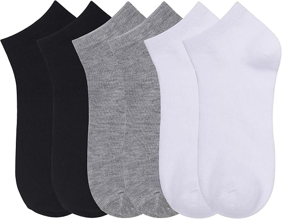 Mamia Women's 6 Pairs Of Ankle Socks Low Cut Sport Peds
