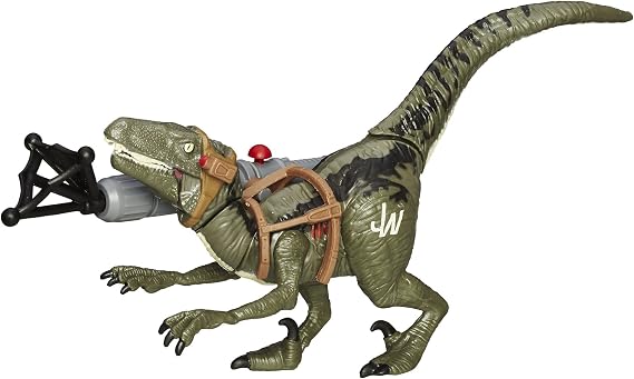 Jurassic World Bashers & Biters Velociraptor Blue Figure