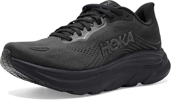 Hoka Womens Clifton 11 Black/Black 9.5 Wide