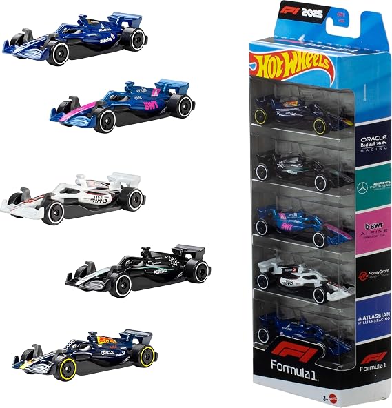 Hot Wheels Formula 1 5'li Paket JLN11