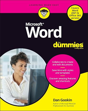 Word For Dummies (For Dummies (Computer/Tech))