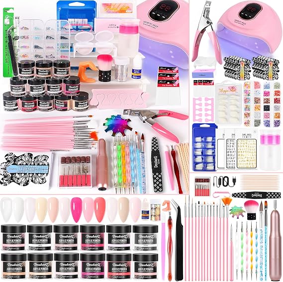 Acrylic Nail Kit Starter Set Everything for Beginners Home Salon Gifts