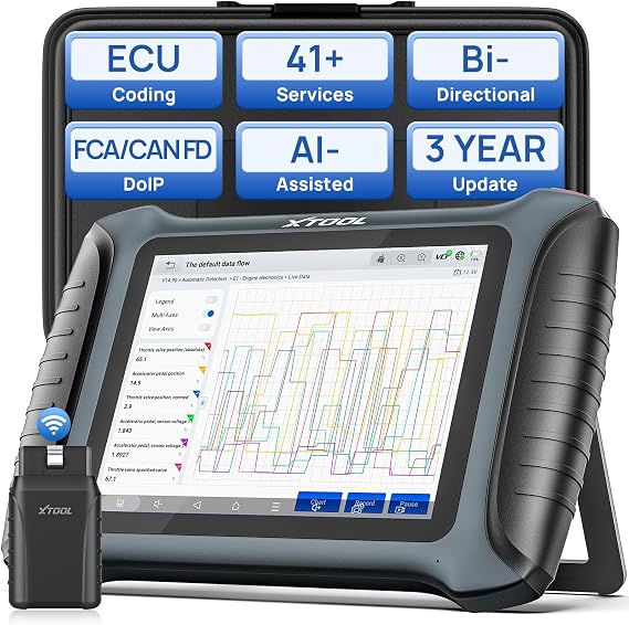 XTOOL IP900BT ECU Coding OBD2 Scanner, ADAS Calibration Diagnostic Tool
