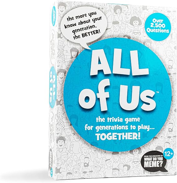 WHAT DO YOU MEME? All of Us - The Family Trivia Game for All Generations - Family Card Games for Kids and Adults