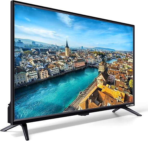 ATYME 32-inch Class 60Hz 720p HD LED TV Flat Screen 1*USB 3* HDMI 1*VGA ARC Dual Channel 8W Speakers Monitor Television Non-Smart Television 320GM5HD