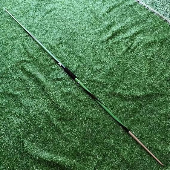 Mountainsports Competition Conqueror Track & Field Javelins Throw 800grams - Green with Black Stainless Steel Tip Javelin 800g 90M