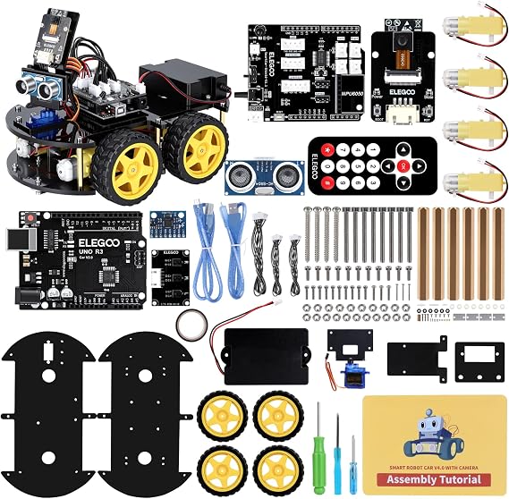 ELEGOO Smart Robot Car Kit Compatible with Arduino IDE with UNO R3 Board