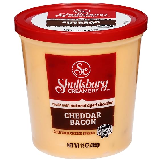 Shullsburg Creamery Bacon Cold Pack Cheese Spread, 13 oz