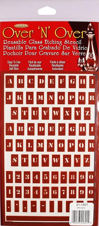 Armour Etch Over N Over Stencil (21-1601)