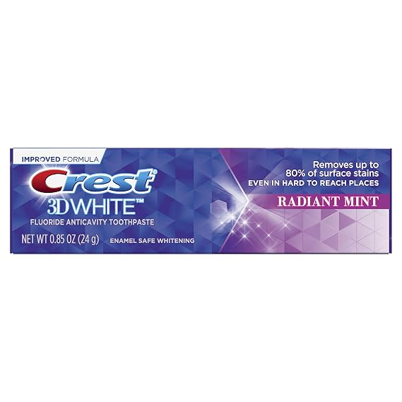 Crest 3D Tp Rad Mint Size .85z Crest 3dw Toothpaste Radiant Mint .85z