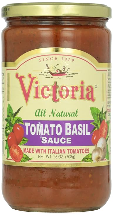 Victoria Tomato Basil Sauce, 24 Ounce