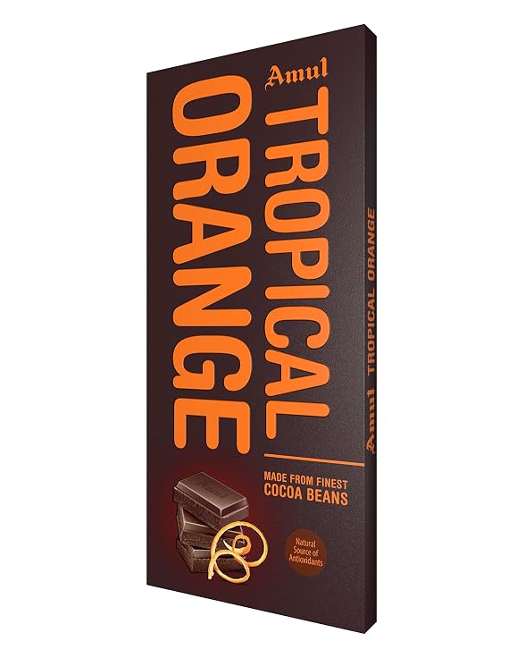 Amul Tropical Orange Chocolate, 150g