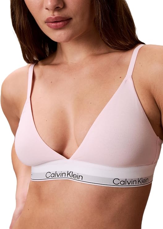 Calvin Klein Women's Icon Cotton Modal Lightly Lined Triangle Bralette