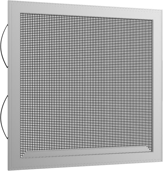 RiteScreen Custom Replacement Window Screen, DH7 Easy to Order, Input Dimensions for Perfect Fit - Durable Aluminum Frame for Double-Hung Windows, Includes Pull Rail for Fast & Simple Installation