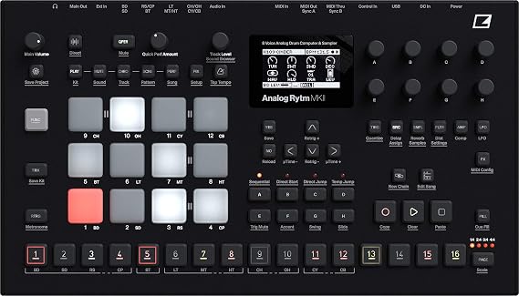 Elektron Analog Rytm MKII 8-Voice Drum Computer & Sampler
